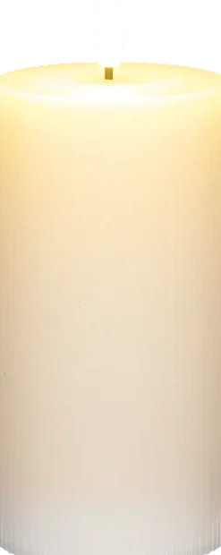 Świeca woskowa LED duża Cozy Light 55 (jasnoróżowa)
