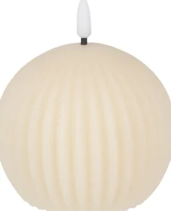 Świeca woskowa LED mała Cozy Light 58 (kremowy)