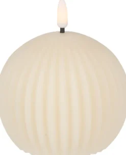 Świeca woskowa LED mała Cozy Light 58 (kremowy)