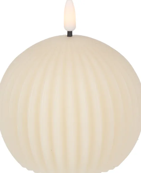 Świeca woskowa LED mała Cozy Light 58 (kremowy)