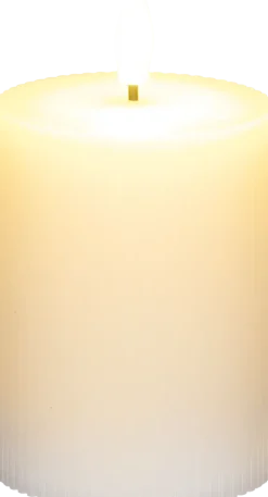 Świeca woskowa LED mała Cozy Light 55 (jasnoróżowa)