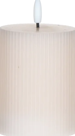 Świeca woskowa LED mała Cozy Light 55 (jasnoróżowa)