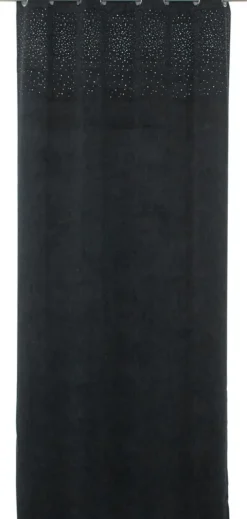 Zasłona Kosino 3 (czarny welwet/cyrkonie)