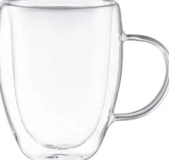Zestaw 2 kubków szklanych Andrea 360 ml