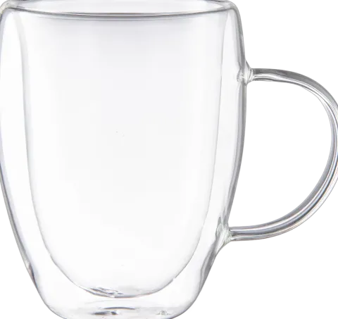 Zestaw 2 kubków szklanych Andrea 360 ml